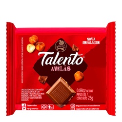 Chocolate Talento Avelas 25g