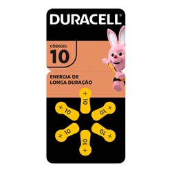 Bateria P/apar Auditivo N10 Duracel 06u