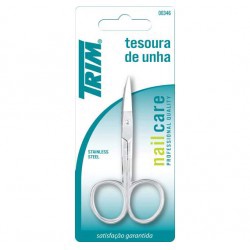 Tesoura Unha Ponta Curva Trim