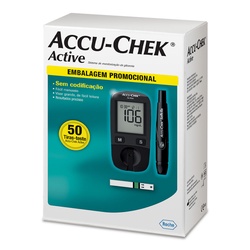 Apar Glicemia Accu-chek Active +50 Tiras