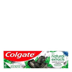 Creme Dental Colgate 90g Natural CarvÃo Ativado