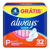 Absorvente Com Abas Dia Suave Always Super ProteÇÃo Pacote 32 Unidades Leve Mais Pague Menos
