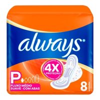 Absorvente Com Abas Dia Suave Always Super ProteÇÃo Pacote 8 Unidades