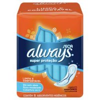 Absorvente Sem Abas Dia Seca Always Super ProteÇÃo Pacote 8 Unidades