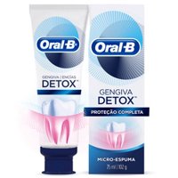 Creme Dental Oral-b 102g 3d White Detox Deep Clean