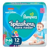 Fralda Para Nadar Pampers Spash P/m 12u