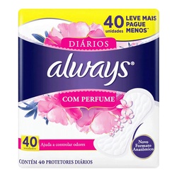 Abs Always Diario C/perfume 40un