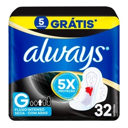 Absorvente Com Abas Seca Always Noites Tranquilas Noturno Pacote 32 Unidades Leve Mais Pague Menos