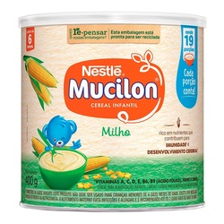 Cereal Mucilon Milho Lata 400g
