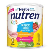 Po Para Preparo De Bebida Morango Nutren Kids Lata 350g