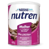 Po Para Preparo De Bebida Com Colageno Chocolate Nutren Beauty Lata 400g