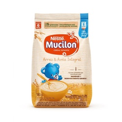Cereal Mucilon Arroz E Aveia Sache 180g