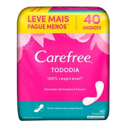 Absorvente Carefree 40un Todo Dia