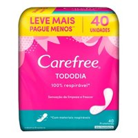 Absorvente Carefree 40un Todo Dia