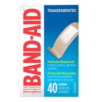 Curativos Band Aid Transp 40und*