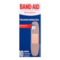 Curativos Band Aid Transp 10und*