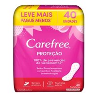 Absorvente Carefree 40un S/perfume