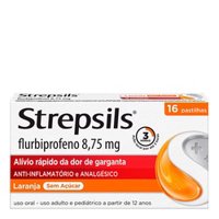 Strepsils 8,75mg Pastilhas Laranja Cx16u