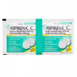 Aspirina C Efervecente Limao 02cpr