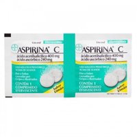 Aspirina C Efervecente Limao 02cpr
