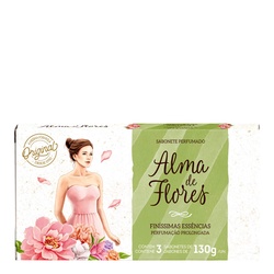 Sabonete Alma De Flores Estojo 3un