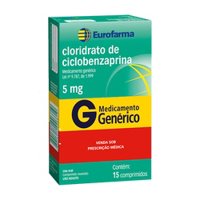 Ciclobenzaprina 5mg 15cpr Euro