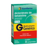 Betaistina 24mg 30cpr Euro