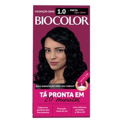 Tintura Biocolor 1.0 Preto Fund