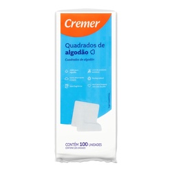 Algodao Quadrado Cremer 100un