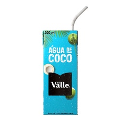 Agua De Coco 200ml Caixa Delvalle