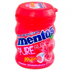 Balas Mentos Morango Pote 56g