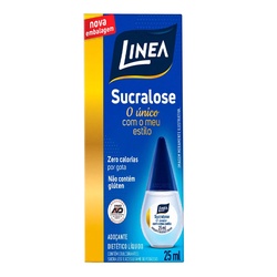 Adocante Linea LÍquido 25ml Sucralose - Zero CaÇorias Por Gota - NÃo ContÉm GlÚten