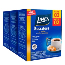 Adocante Linea Em Po 50envelopes De 0,8g. Embalagem Promocional De Leve 3 Pague 2