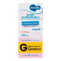 Acido Acetilsalicilico 100mg 30cpr Ems