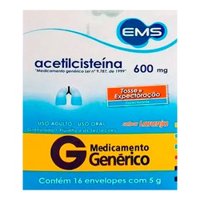 Acetilcisteina 600mg 16env 5g Ems