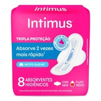Absorvente Intimus Sv 8un C/abas