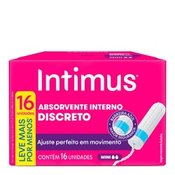 Absorvente Intimus Int 16un Mini