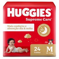 Fralda Huggies Supreme(m)24un