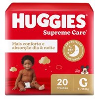 Fralda Huggies Supreme(g)20un