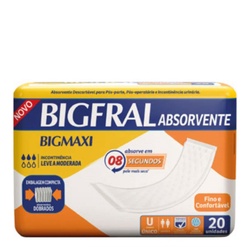 Abs Bigfral Bigmaxi T/unico Unissex 20un