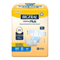 Fralda Bigfral Derma Plus (m) 9un