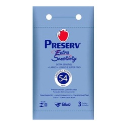 Preserv Preserv Extra Sensitiv 54mm 03un