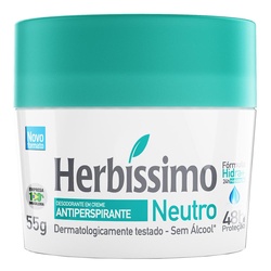 Desodorante Herbissimo Cr.55gr S/perfume