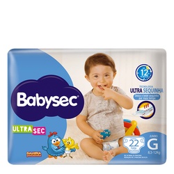 Fralda Babysec Galinha Pint Junbo G 22un