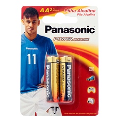 Pilha Panasonic Alcalina Aa 02und