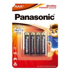 Pilha Panasonic Alcalina Aaa 04und