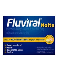 Fluviral Noite Cx 20cpr