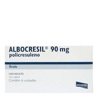 Albocresil 90mg Ovulo 06un