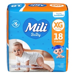 Fralda Mili Jumbinho Xg 18un