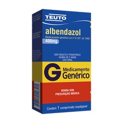 Albendazol 400mg 01cpr Teuto